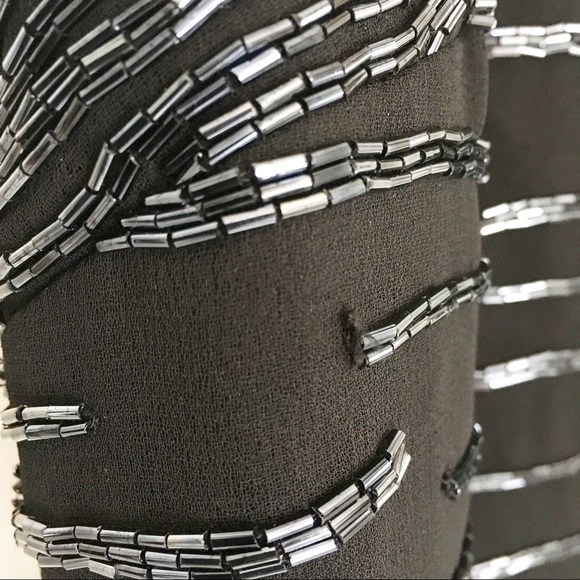 Beaded Sequin 2-piece Sheer Long Sleeve & Tank Top - Picture 8 of 8